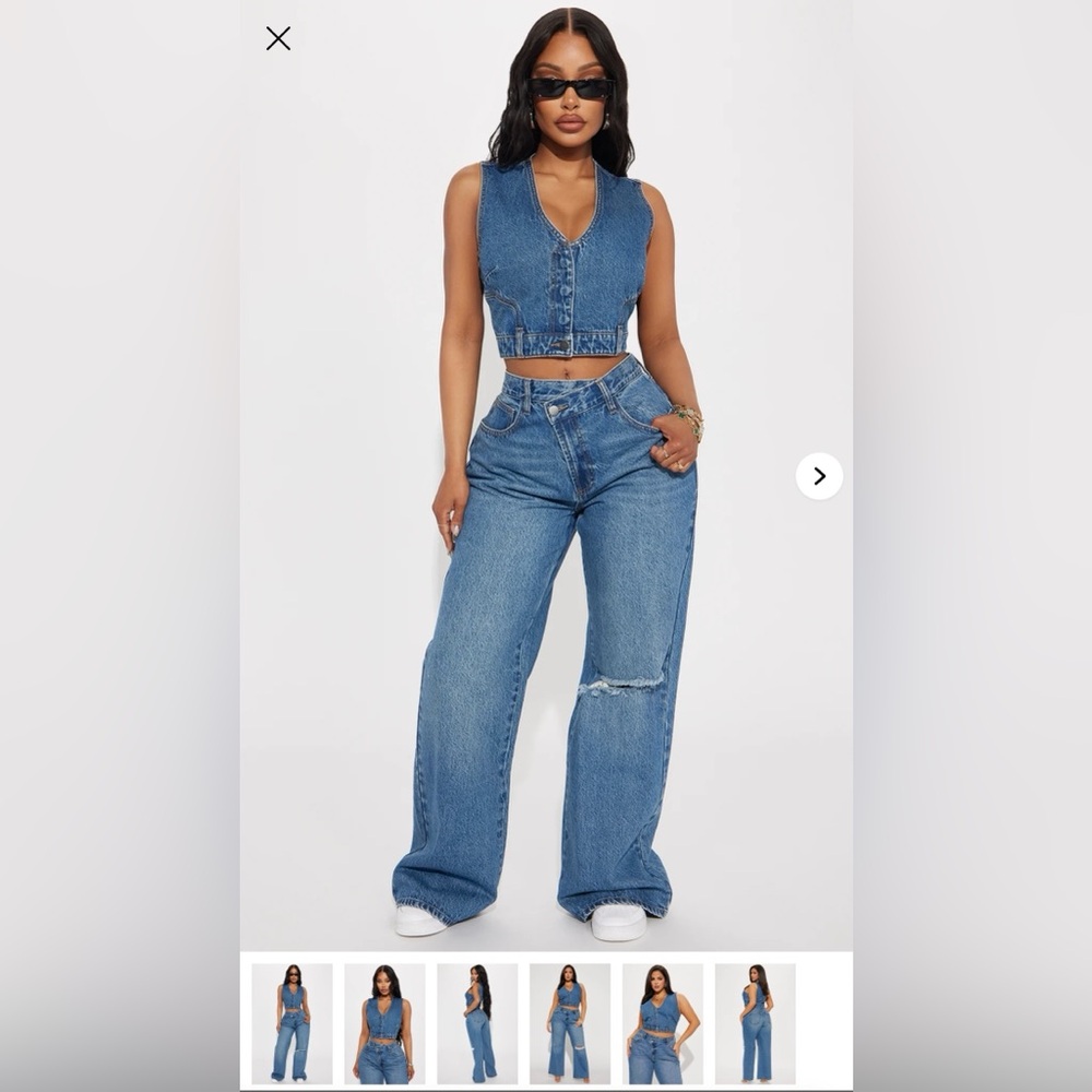 Women's Blue Denim Set